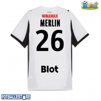 Stade Rennais Quentin Merlin #26 Bortedrakt 2025-26 Kortermet